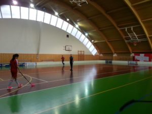 Die Trainingshalle